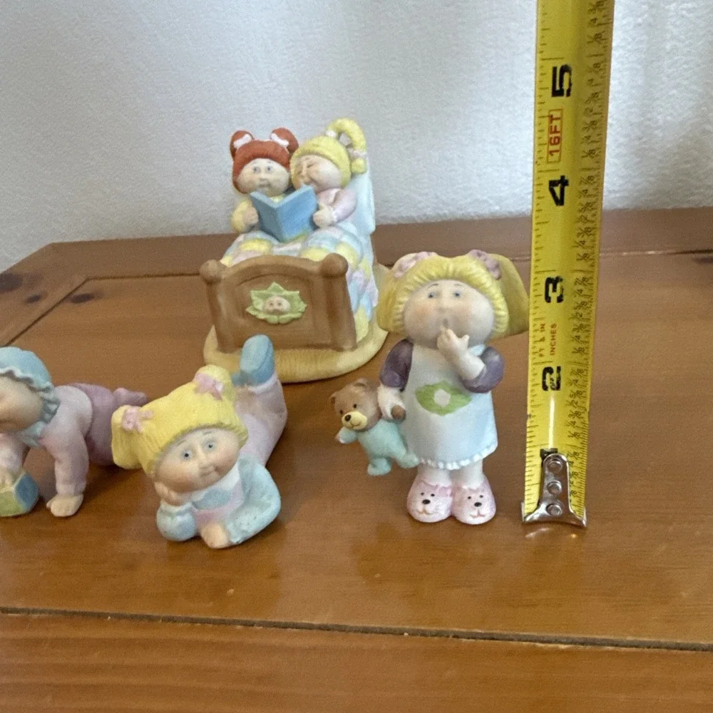 Vintage 1980's Cabbage Patch Porcelain Figurine‎ Lot-4